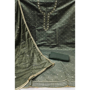 green-woven-chanderi-silk-dress-material-2