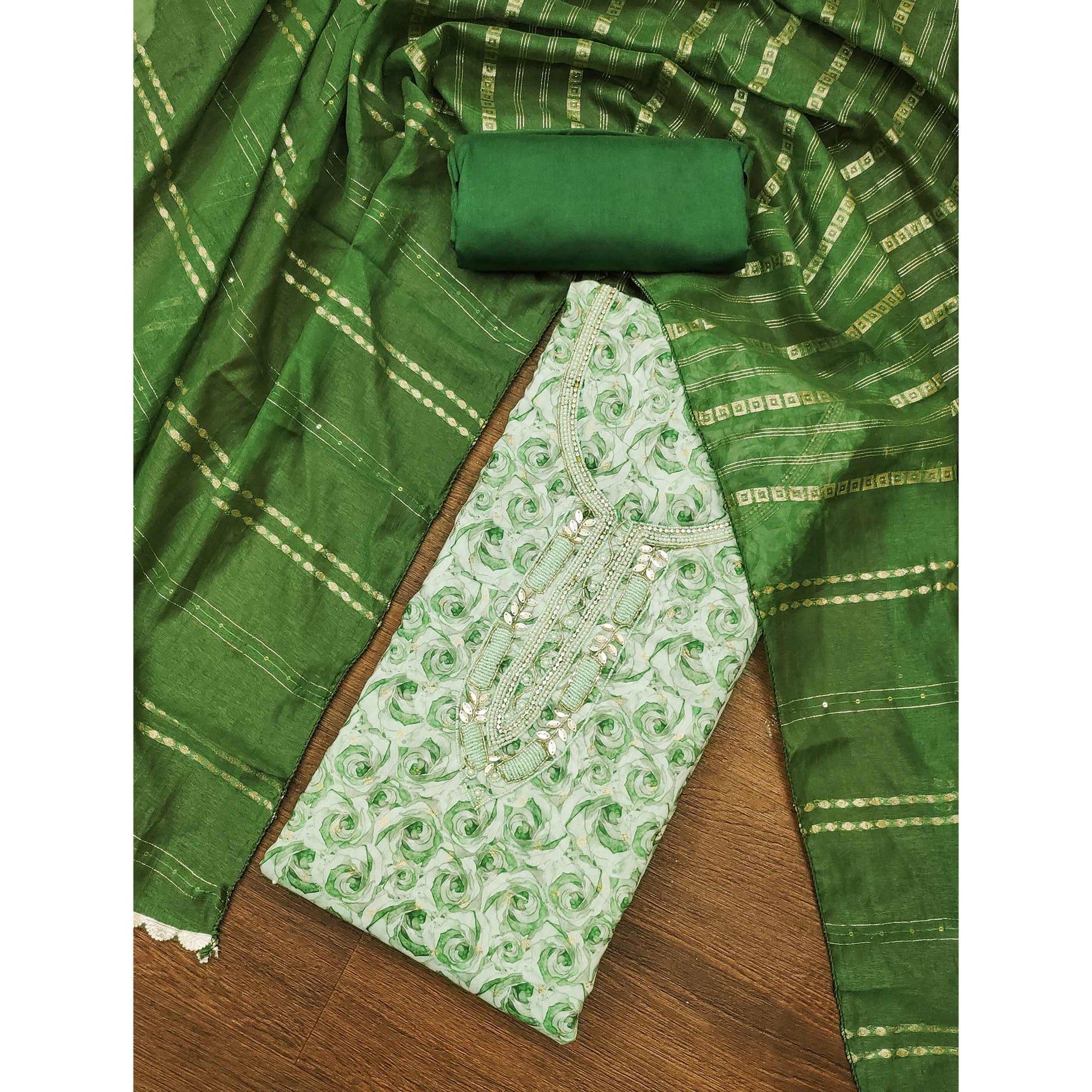 green-digital-printed-with-hand-embroidered-muslin-dress-material