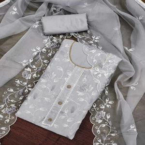 grey-floral-embroidered-chanderi-silk-dress-material