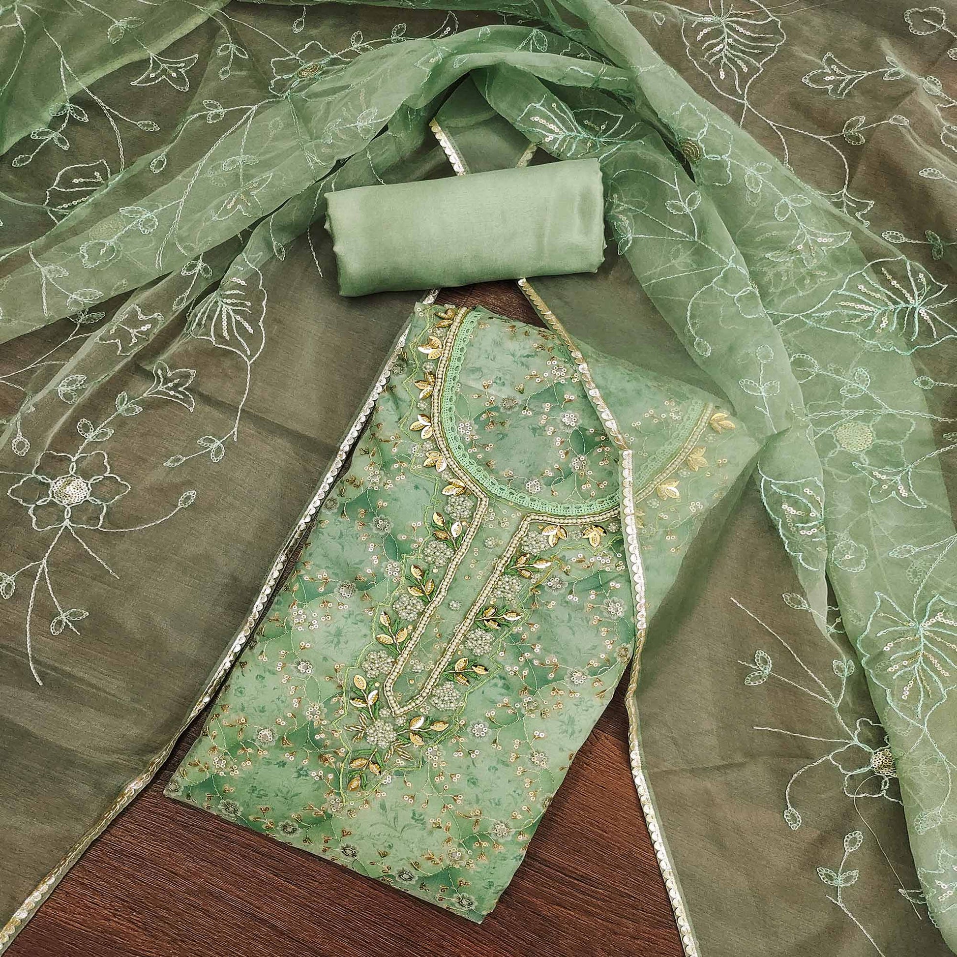 green-floral-sequins-embroidery-with-handwork-organza-dress-material