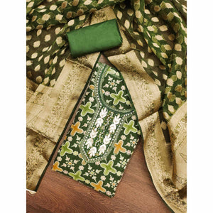 green-sequins-hand-embroidery-organza-dress-material-1