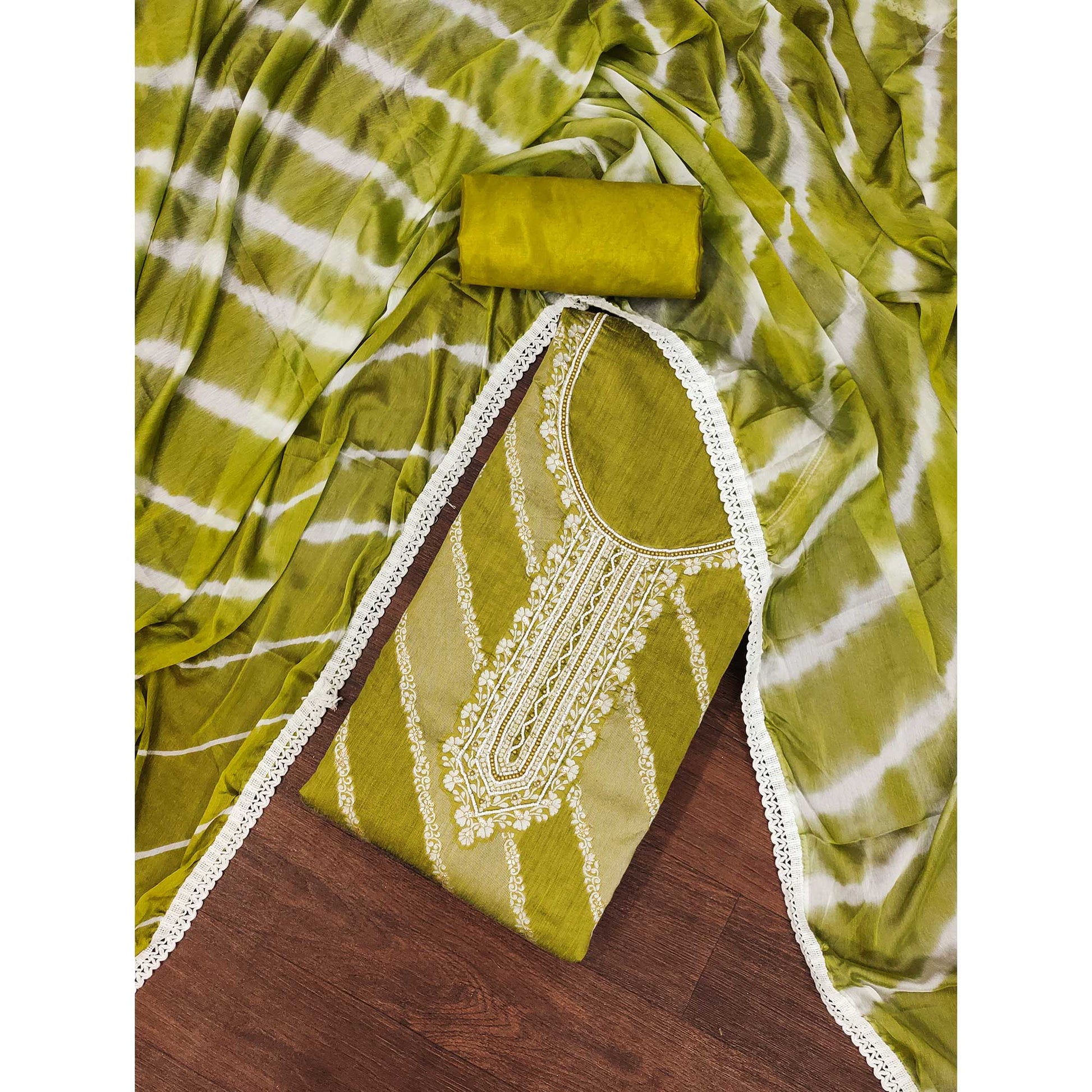 green-floral-woven-with-handwork-banarasi-silk-dress-material-4