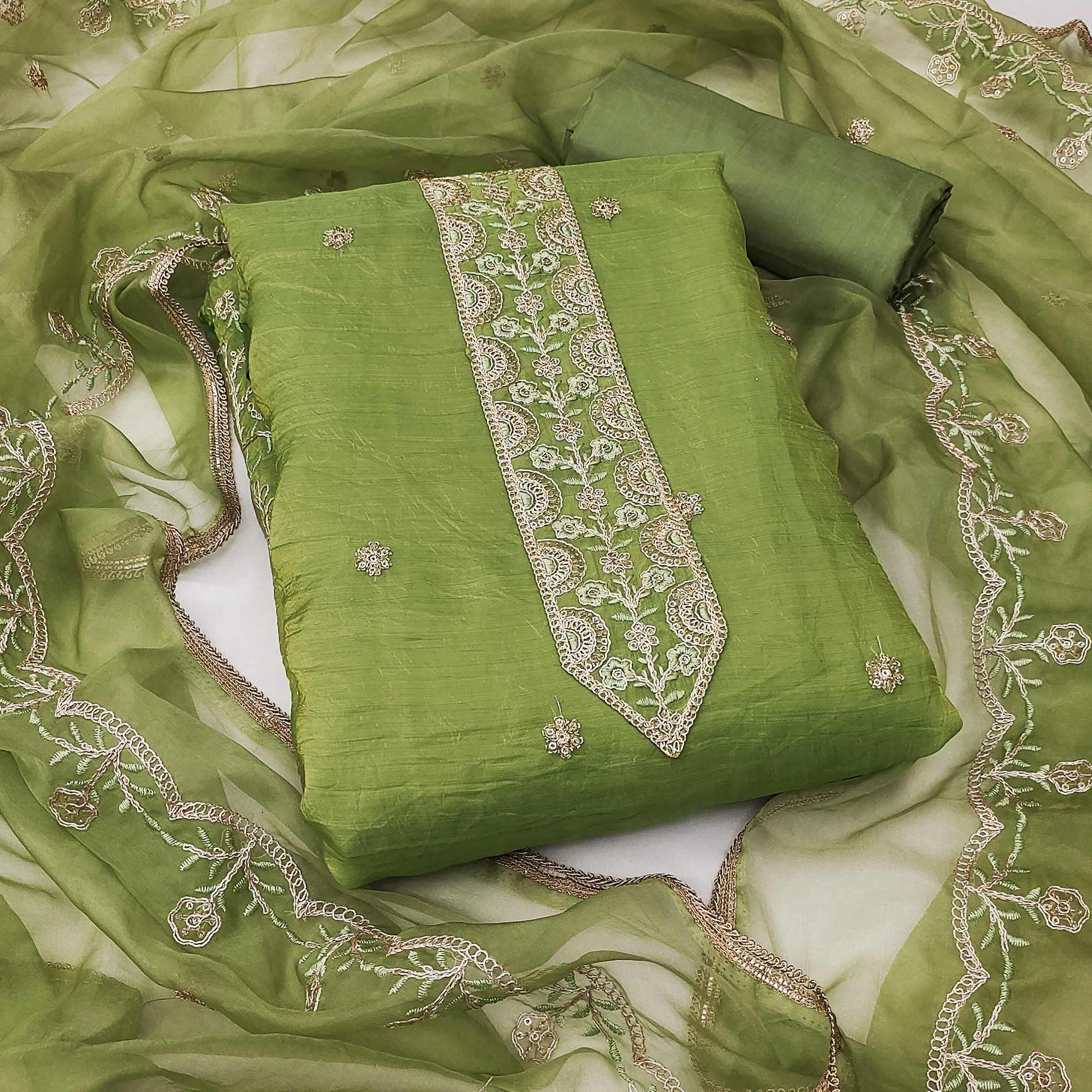 green-floral-sequins-embroidered-viscose-golden-crush-dress-material-36