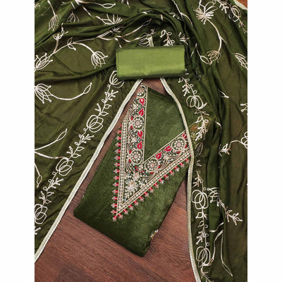 green-sequins-embroidery-with-handwork-viscose-golden-crush-dress-material