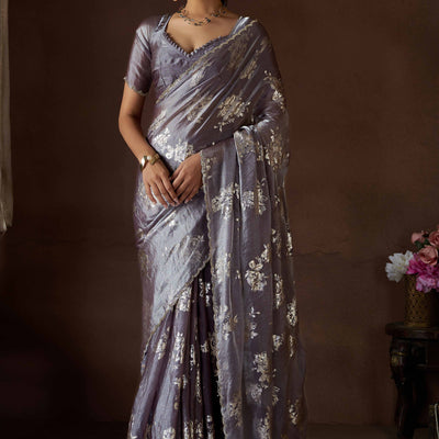 grey-floral-foil-printed-satin-silk-saree-with-zarkan-border-4