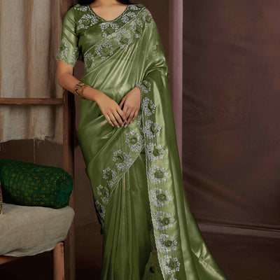 green-floral-sequins-with-zarkan-work-organza-saree-1