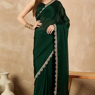 green-solid-chiffon-saree-with-sequins-embroidered-border