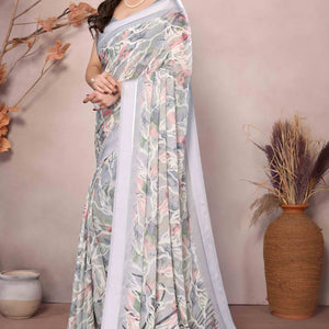 grey-floral-printed-satin-saree-2