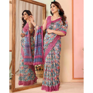 grey-pink-floral-printed-kota-doria-saree