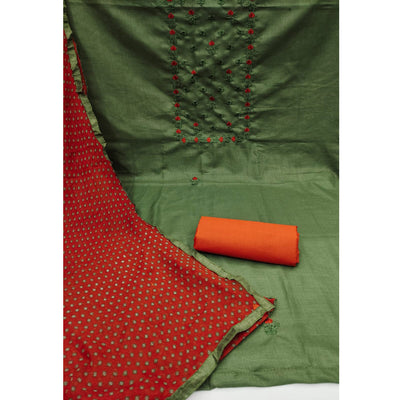 green-floral-embroidered-poly-cotton-dress-material-2