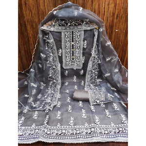 grey-floral-embroidered-organza-dress-material-1