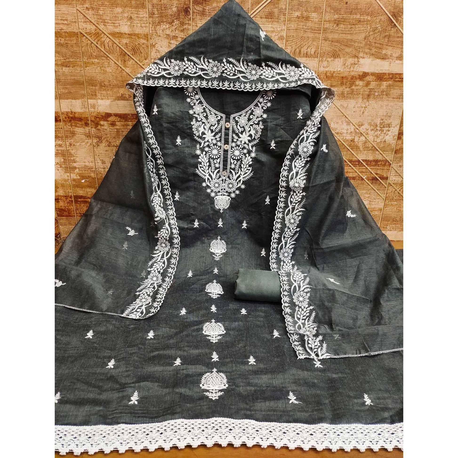 grey-floral-embroidered-chanderi-dress-material-7
