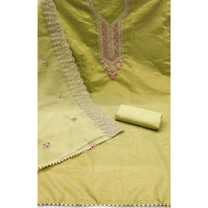 green-sequins-embroidered-chanderi-silk-dress-material