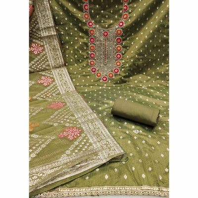 green-woven-with-sequins-embroidered-simmer-cotton-silk-dress-material