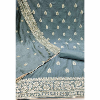 grey-floral-embroidered-chinon-dress-material-1