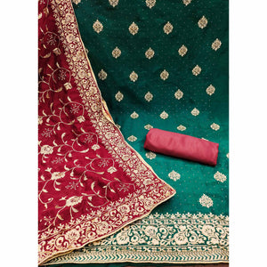 green-floral-embroidered-chinon-dress-material-3