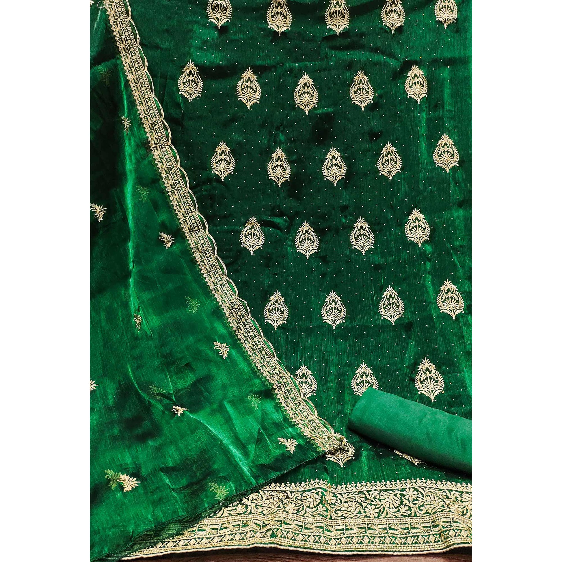 green-floral-embroidery-with-stonework-mulberry-silk-dress-material