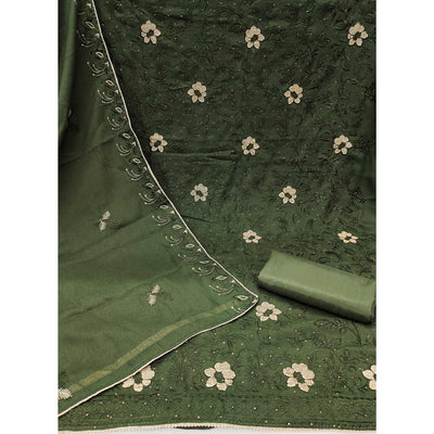 green-floral-embroidered-with-stonework-georgette-dress-material