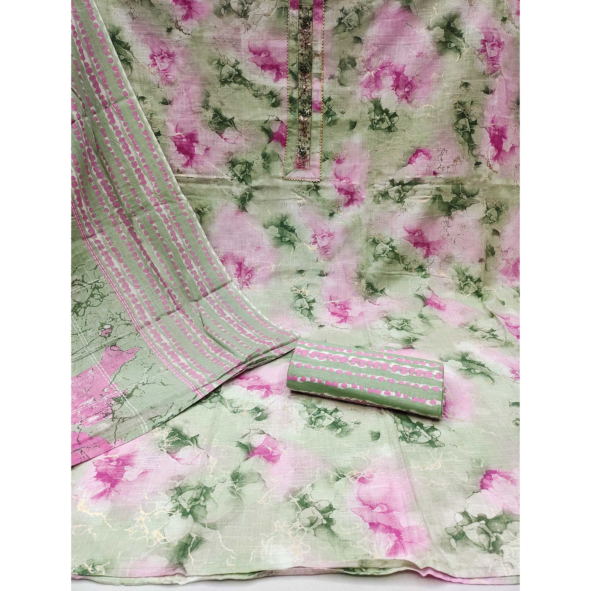 green-foil-printed-pure-cotton-dress-material