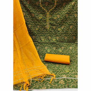 green-woven-cotton-blend-unstitched-dress-material-1