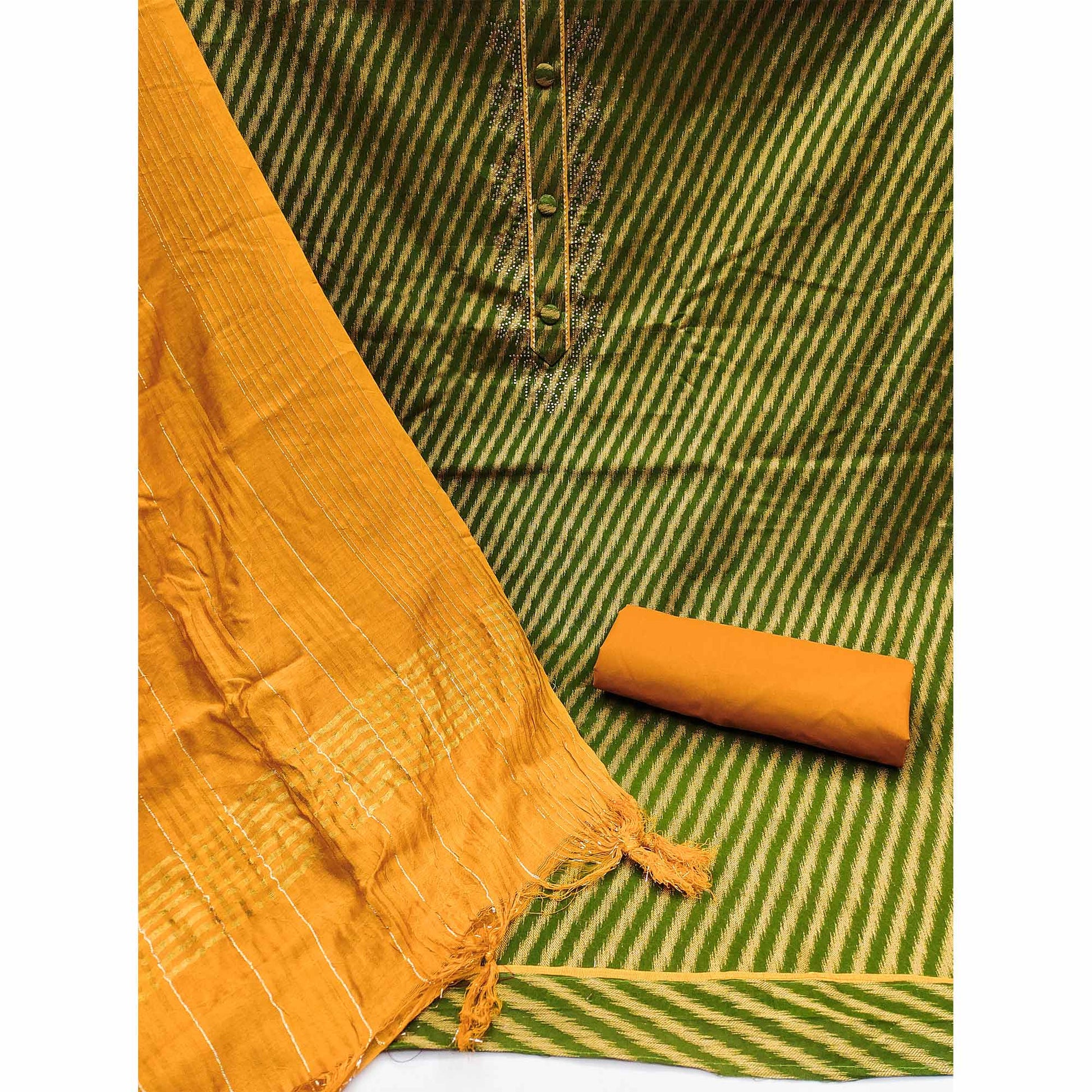 green-woven-cotton-blend-unstitched-dress-material-2