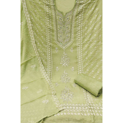 green-floral-sequins-embroidered-organza-dress-material-3