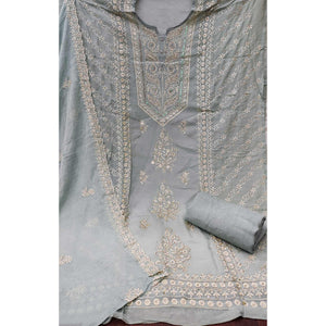 grey-floral-sequins-embroidered-organza-dress-material-1