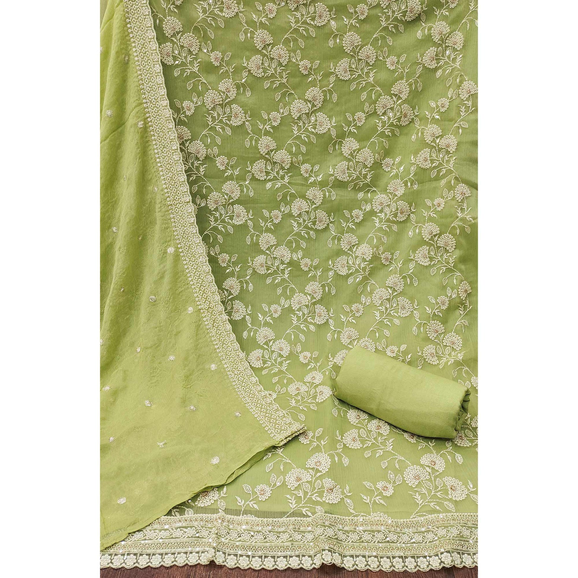 green-floral-embroidered-chiffon-dress-material