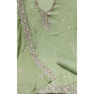 green-floral-sequins-embroidered-organza-dress-material-4