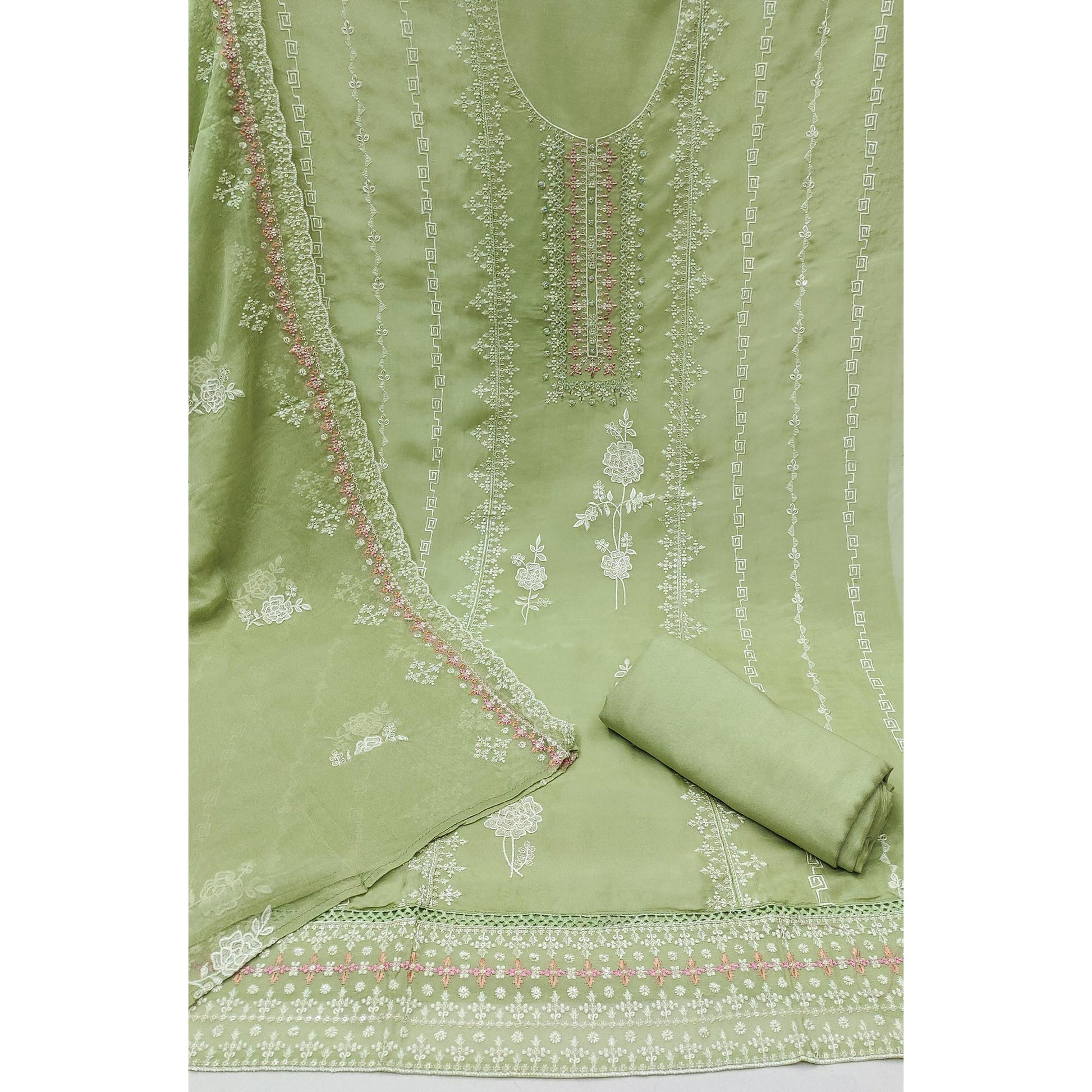 green-floral-embroidered-organza-dress-material-9