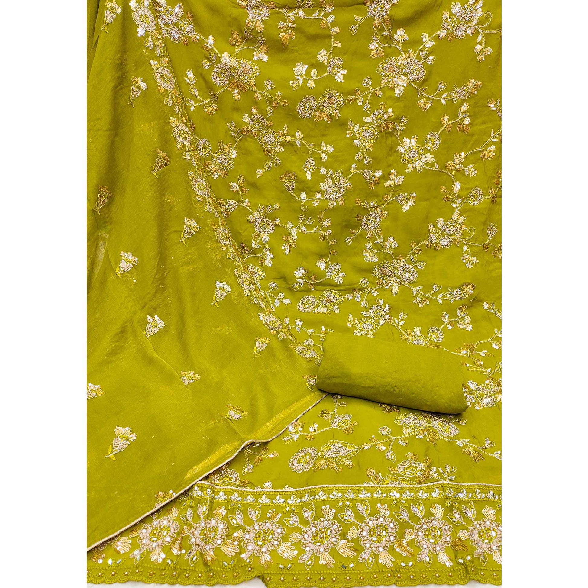 green-floral-sequins-embroidered-organza-dress-material-6