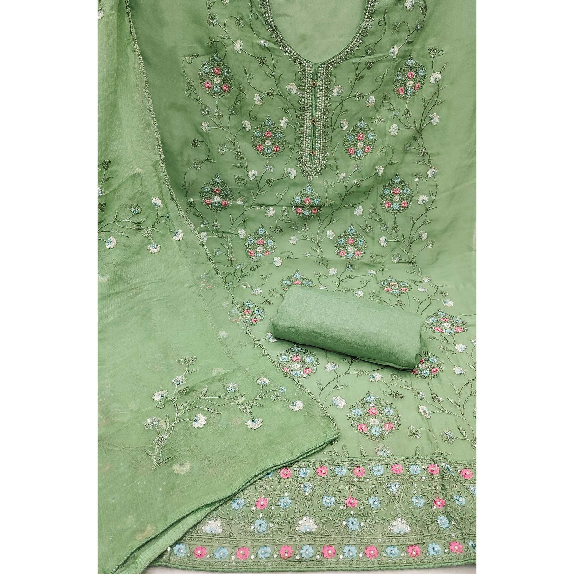 green-floral-embroidered-organza-dress-material-12