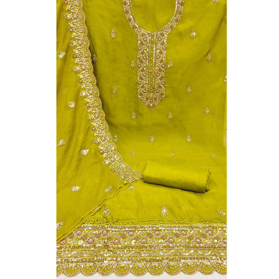 green-embroidered-organza-dress-material-3
