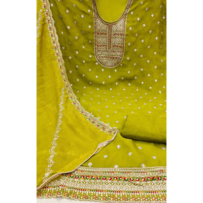 green-embroidered-organza-dress-material-4