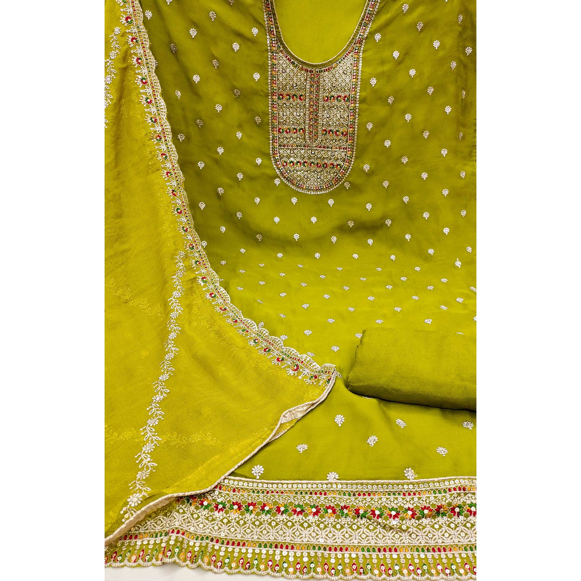 green-embroidered-organza-dress-material-4