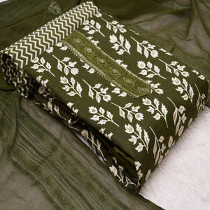 green-foil-printed-cotton-blend-dress-material-1