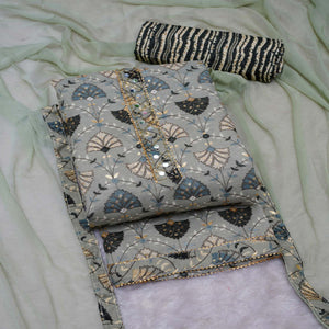green-floral-foil-printed-poly-cotton-dress-material
