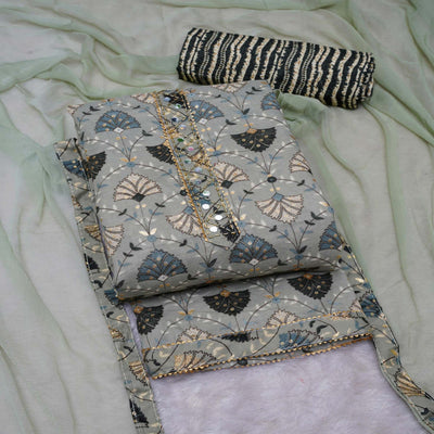 green-floral-foil-printed-poly-cotton-dress-material