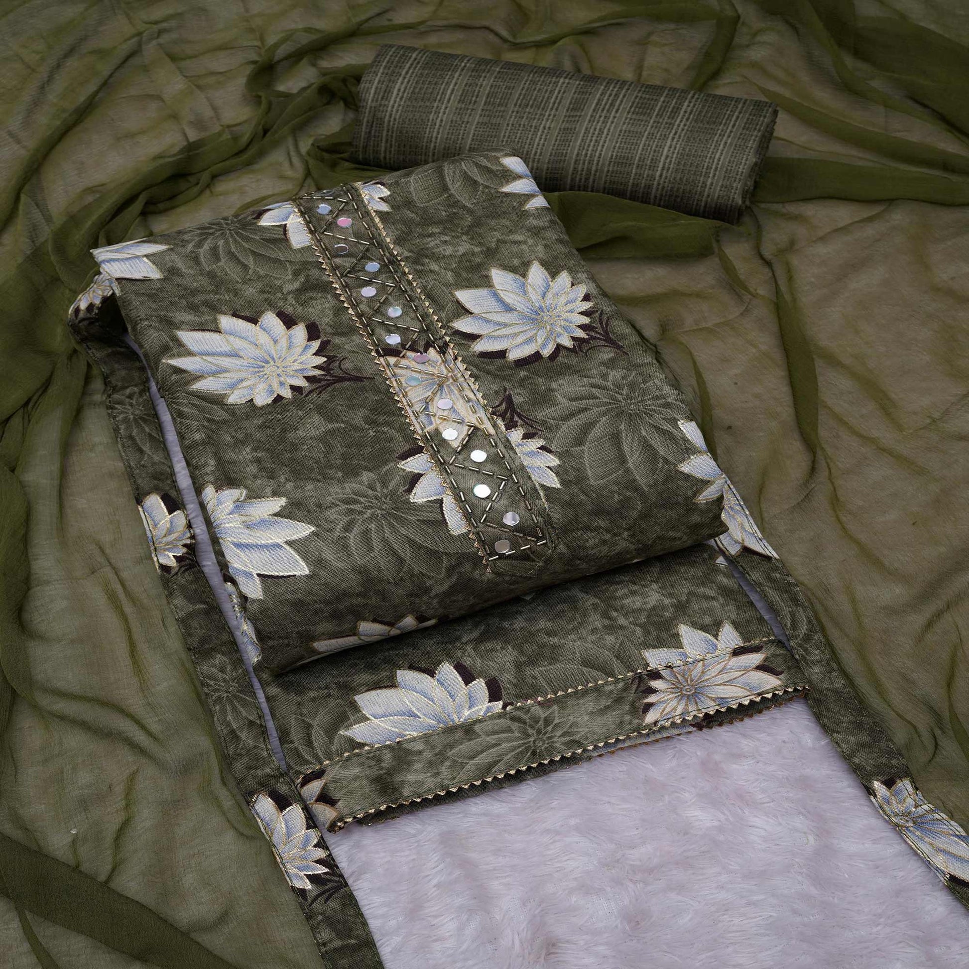 green-floral-foil-printed-poly-cotton-dress-material-1