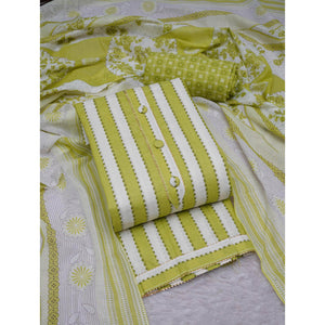 green-printed-with-gota-patti-work-cotton-blend-dress-material