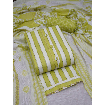 green-printed-with-gota-patti-work-cotton-blend-dress-material