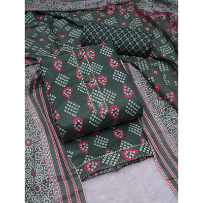 green-bandhani-printed-cotton-blend-dress-material