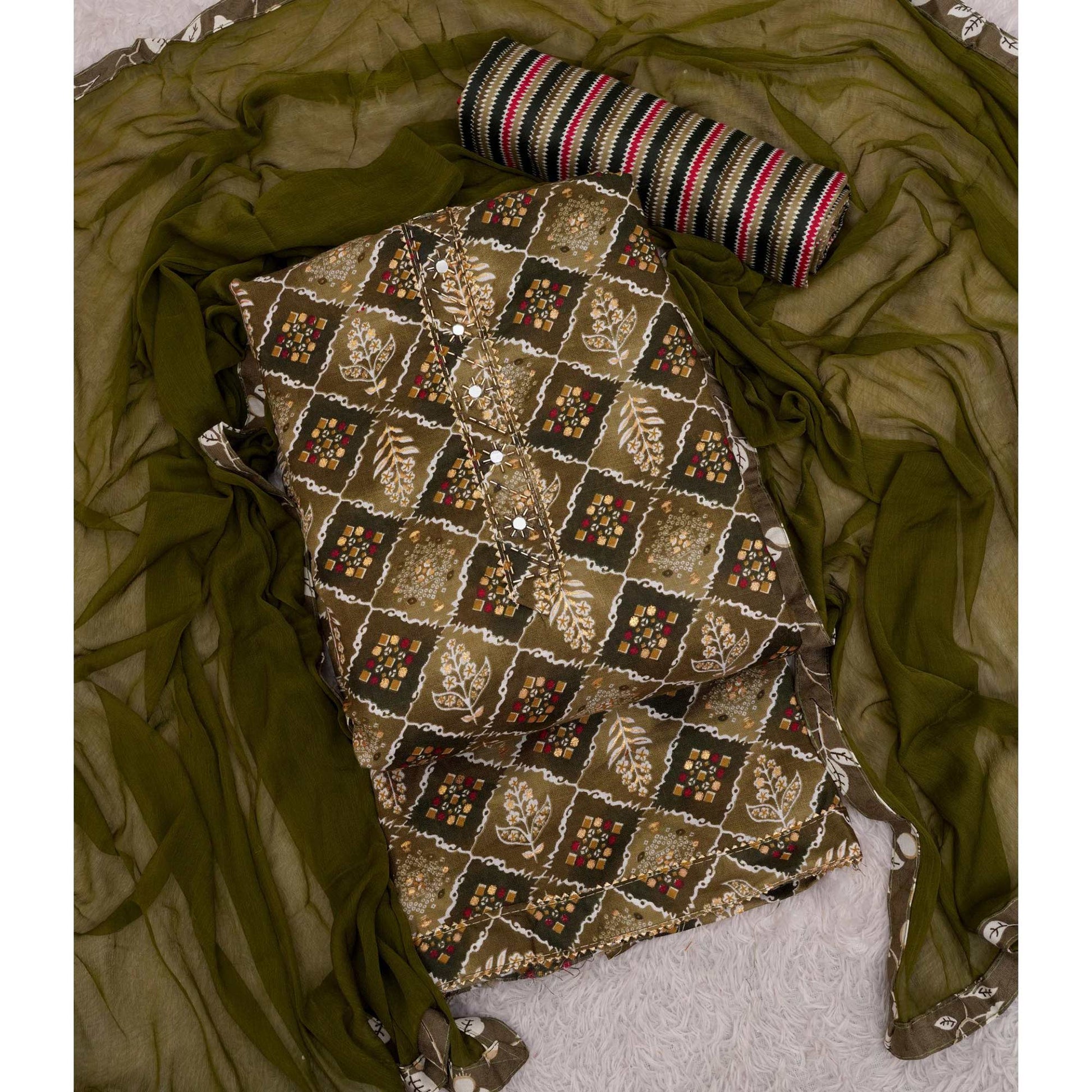 green-foil-printed-with-handwork-cotton-blend-dress-material