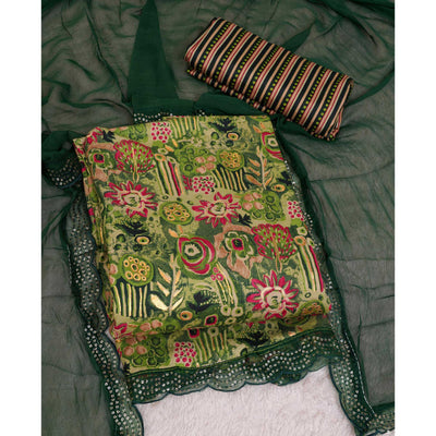 green-foil-printed-with-sequins-work-cotton-blend-dress-material