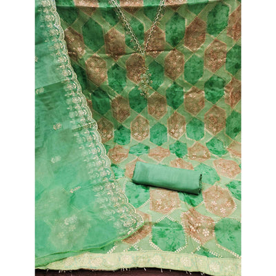 green-floral-sequins-embroidered-organza-dress-material-2