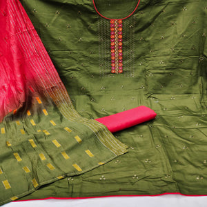 green-floral-embroidered-cotton-blend-dress-material