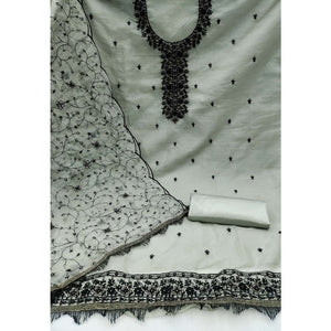 grey-floral-embroidered-organza-dress-material-3
