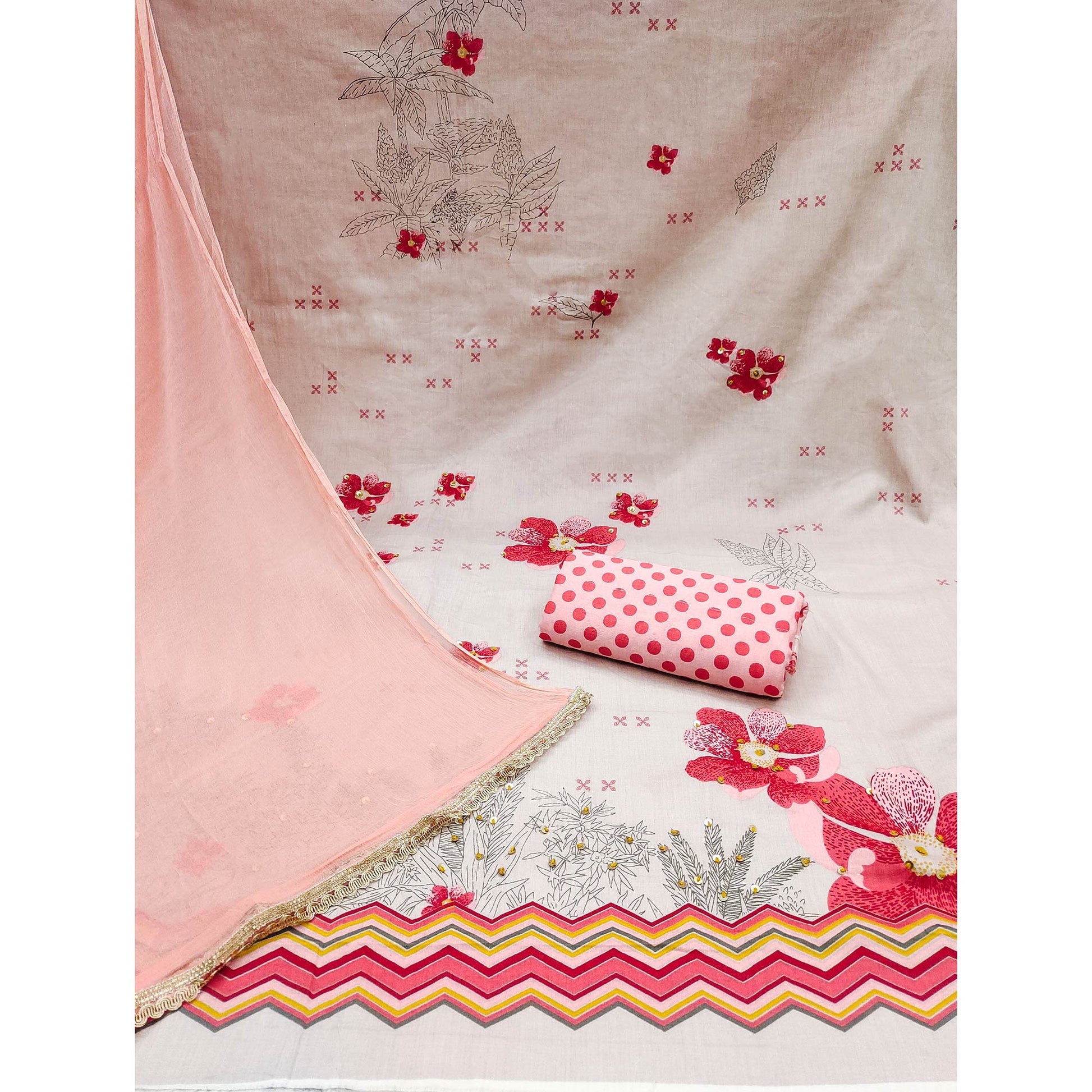 grey-peach-floral-printed-pure-cotton-dress-material