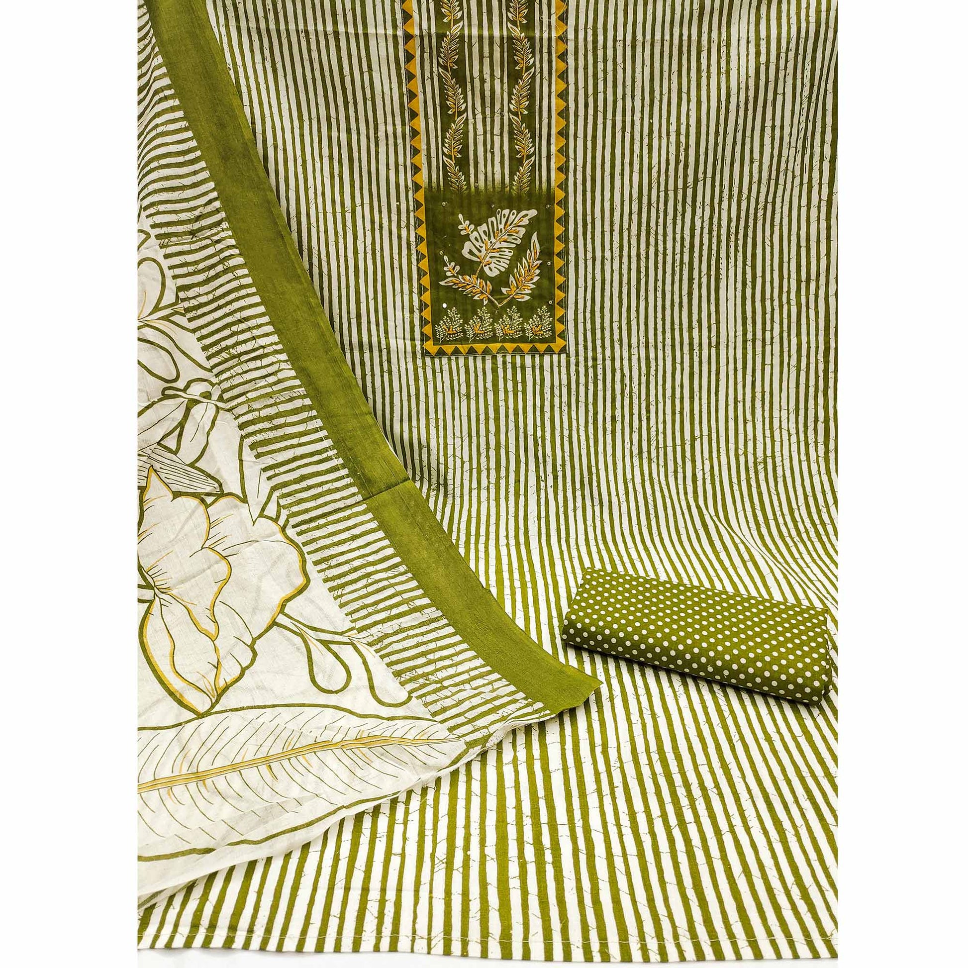 green-striped-printed-with-embroidered-pure-cotton-dress-material