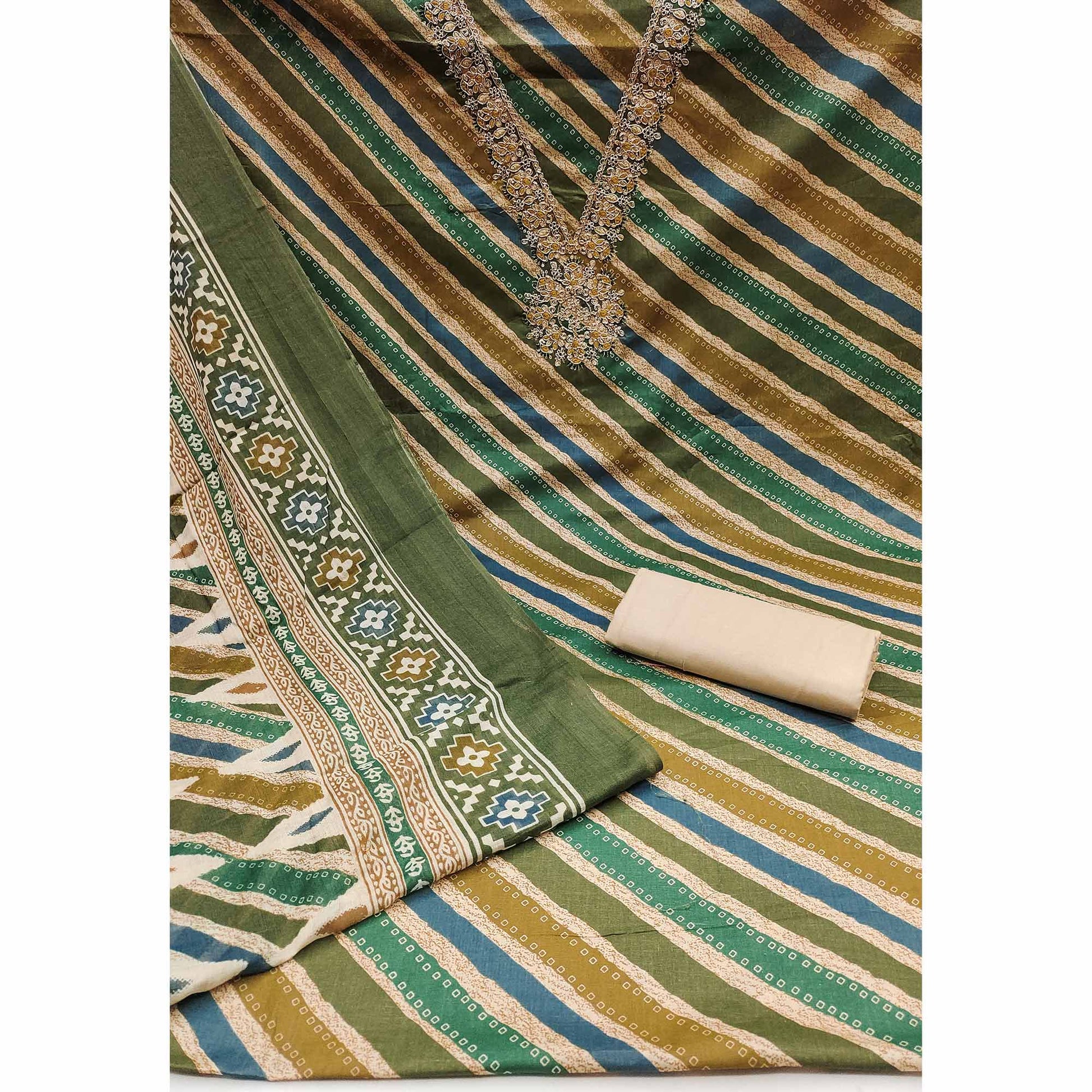green-striped-printed-with-embroidery-pure-cotton-dress-material